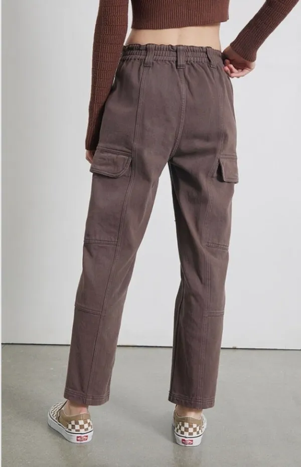 PacSun Elastic Waist Women’s Cargo Jeans - Image 3
