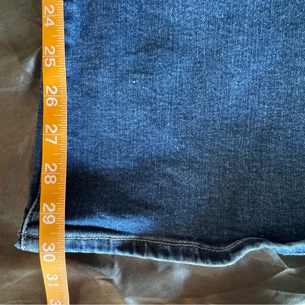Abercrombie & Fitch curve love high rise flare jeans NWOT plus size 24 short - Image 11
