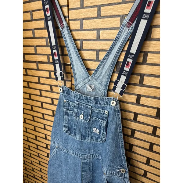 B.U.M.‎ Equipment Denim Shortalls Size XL - Image 3