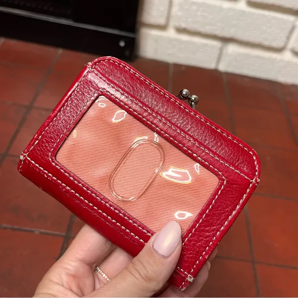 Fossil Red Leather Wallet - Image 3