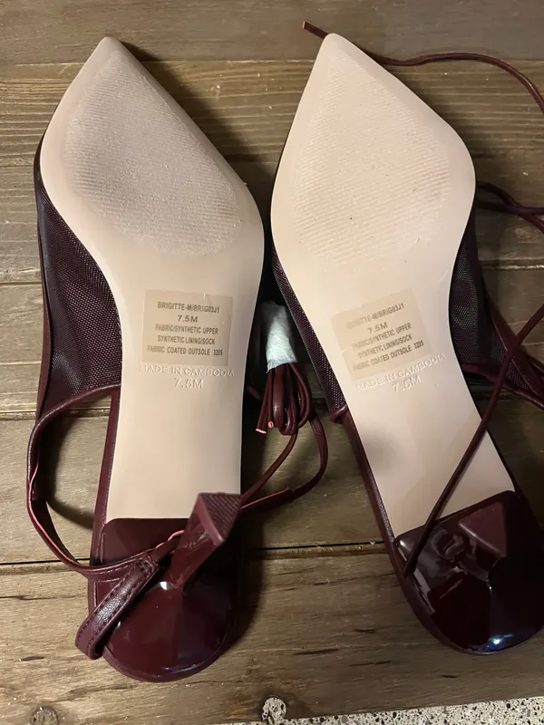 Madden Girl New with box Brigitte Pointed-Toe Lace-Up Pumps - Mesh size 7.5 - Image 4