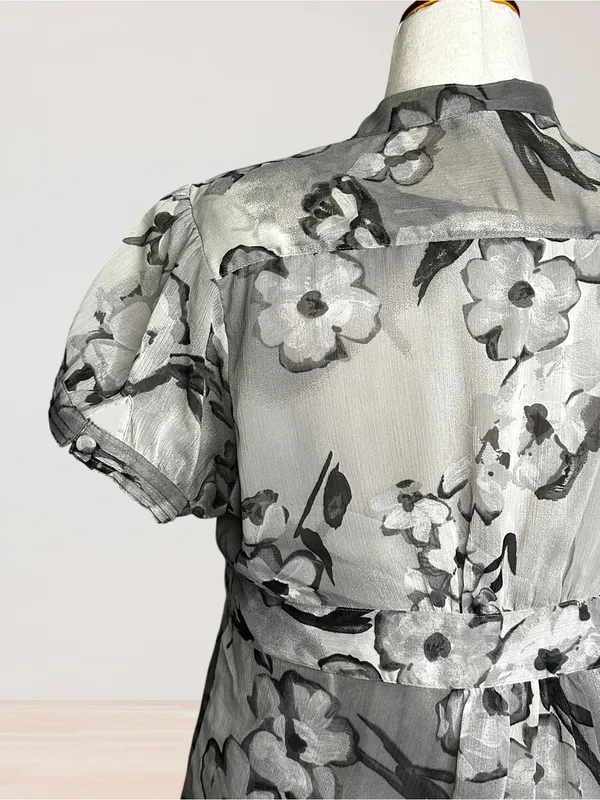 Apt. 9 Sheer Black and Gray Lightweight Top - Image 5