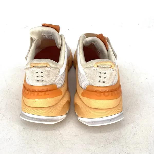 Sorel Kinetic RNEGD Sneakers Womens 8.5 White Orange Slip On Strap Athletic Shoe - Image 2