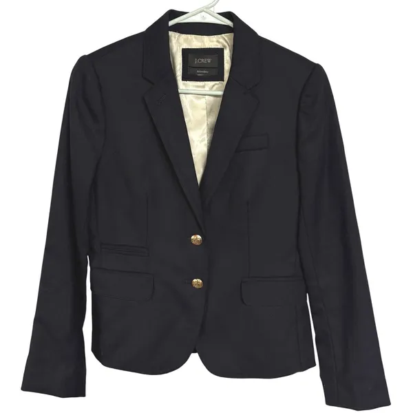 J.Crew Original Schoolboy Navy Blazer Preppy Academia Old Money Jacket - Image 2