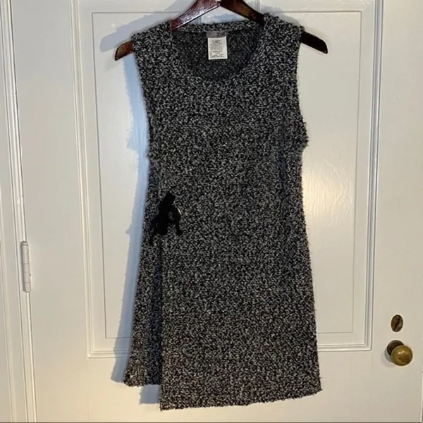 Zoe Black & Gray Wrap‎ Dress Size XS - Image 2