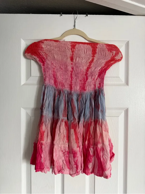 Tiare Hawaii Tie Dye Ruched Mini Dress - Image 2