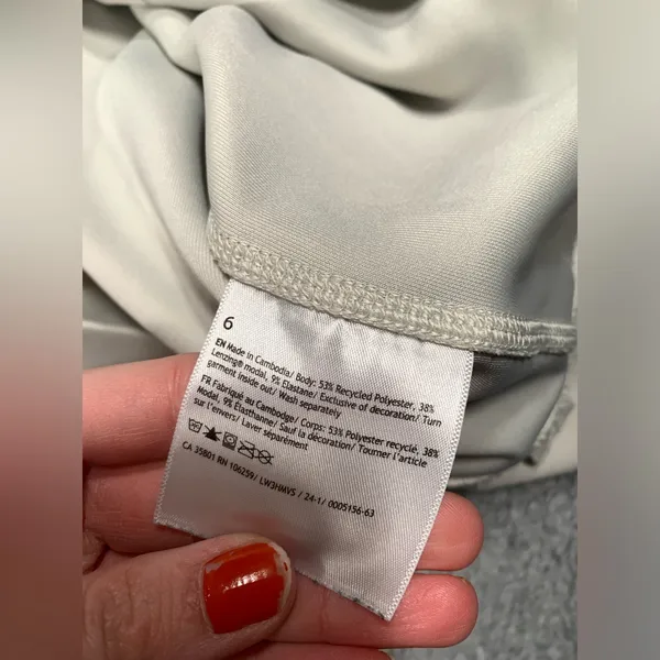 Lululemon athletica cream White Hoodie 6 MARKS - Image 8