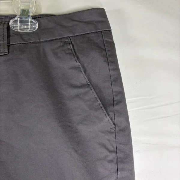 Magellan Chino Shorts gray Outdoors Walking Hiking Casual Women's‎ 18 5" inseam - Image 14