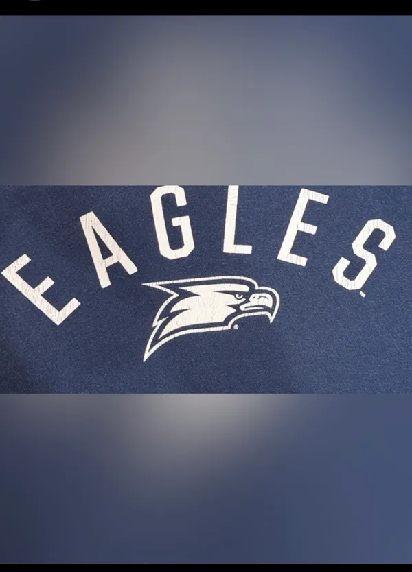 Adidas Georgia Southern Eagles Navy Sweatshirt- Large. ***Refer to measurements. Gently warn & great condition with minor discoloration & fuzzies. Gently Used. Measurements approximately 23” from armpit to armpit x 27” long. Non-smoking smoking home. Sold at as is condition. Don’t like my price make a reasonable offer. - Image 5
