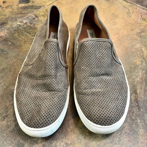 Steve Madden Women's Zarayy Skate Shoe Light Gray Size 8 - Image 2