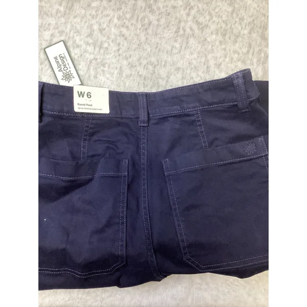 Alpine Design Womens 6 Barrel Pant Deep Navy High Rise Cropped ADW24905 NWT - Image 3
