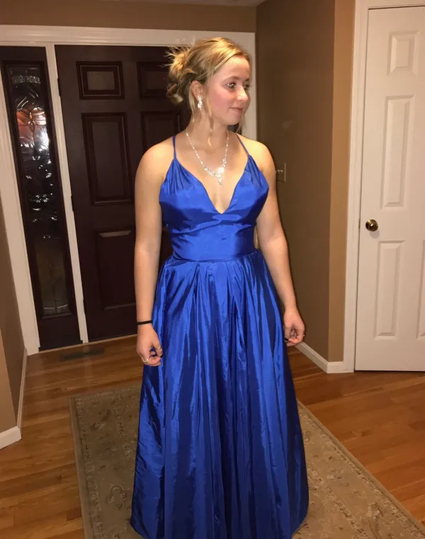 Royal Blue Prom Dress - Image 4