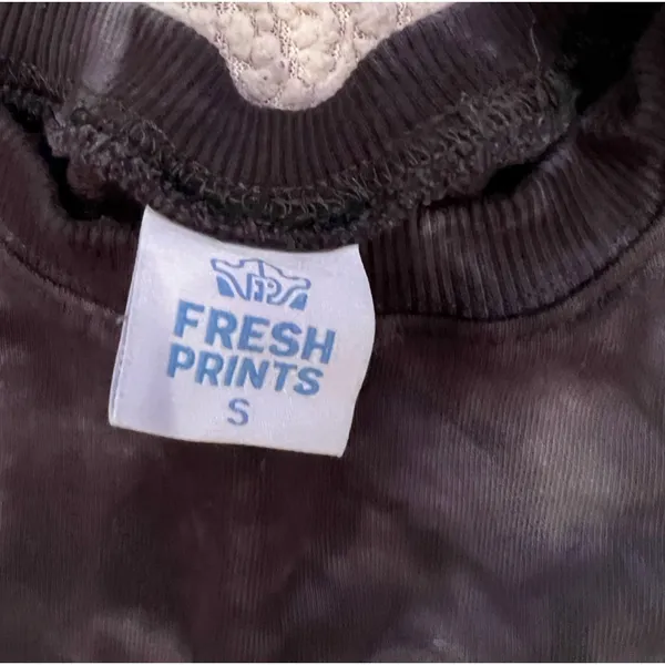 Cropped crew neck Gray - Image 3