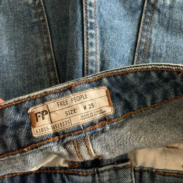 Free People Irreplaceable Denim Shorts 25 - Image 5