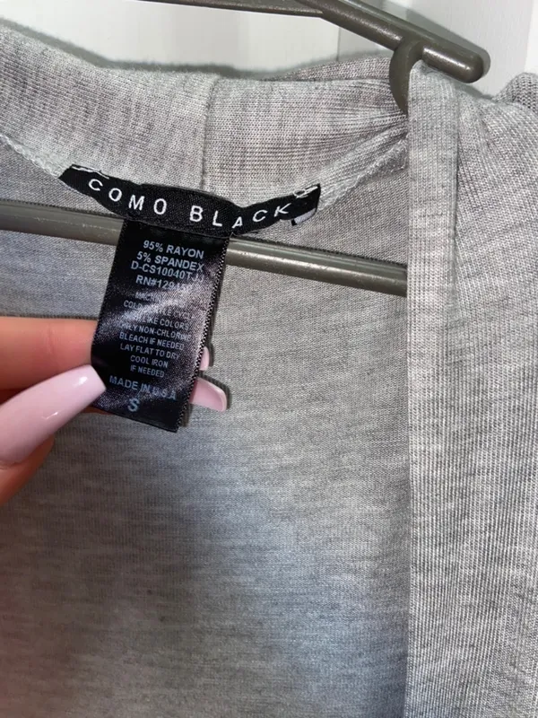 Como Black Gray Cardigan  - Image 4