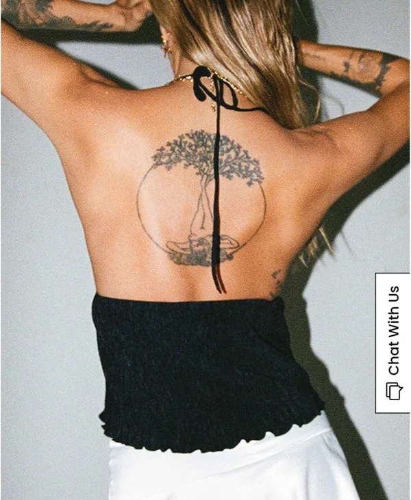 Princess Polly Chantria Top Black - Image 6