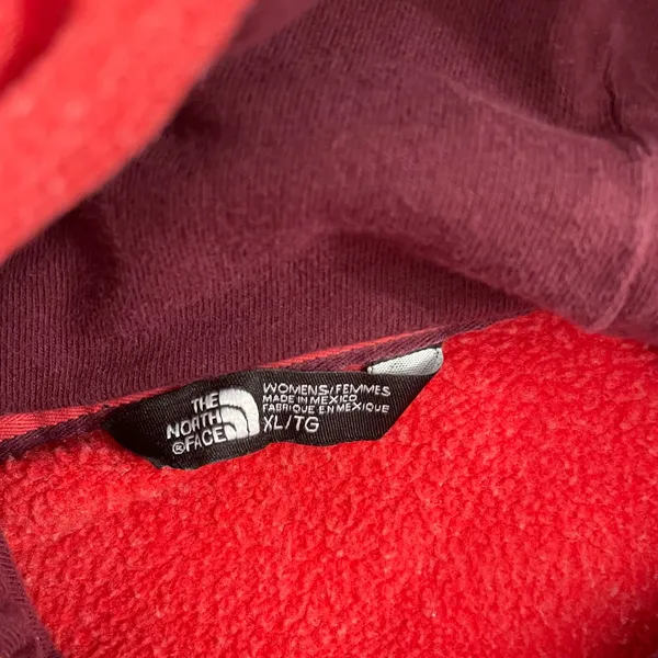 The North Face Avalon Hoodie Women XL Red Outdoor Hiking Pullover - Image 3