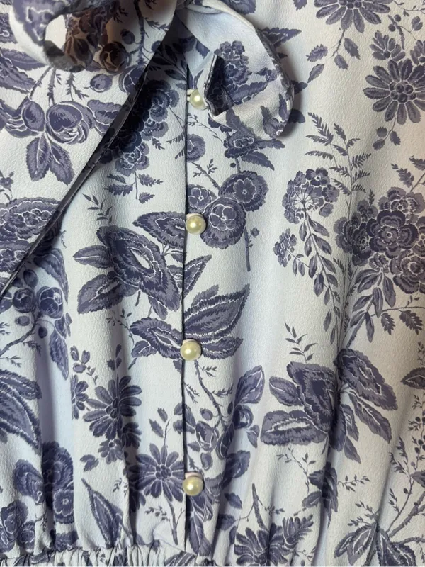 Hill House Home Talia Dress Lilac Tonal Crepe - Image 5
