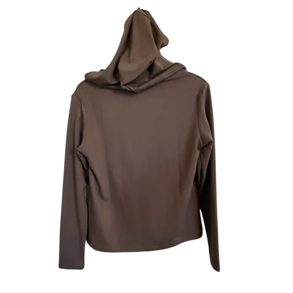 TS by Thrive NWT Taupe Women's V Neck Hoodie Size Small - Image 6