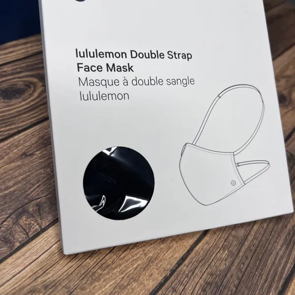 Lululemon Double Strap Face Mask NWT Unopened/Unused *BRAND NEW* (Black) - Image 4