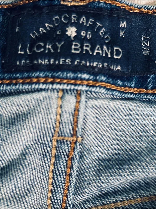 Lucky Brand ORTA Blue Denim Jeans Sz 4 / 27 - Image 5