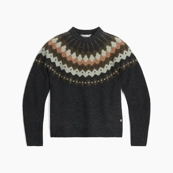 NWT!! ROYAL ROBBINS Rockcraft Merino Wool Fair Isle Crew Neck Sweater Small - Image 10