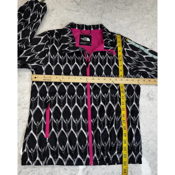 The North Face Windbreaker Jacket Sz‎ Small Full Zip Lightweight Python Graphic - Image 10