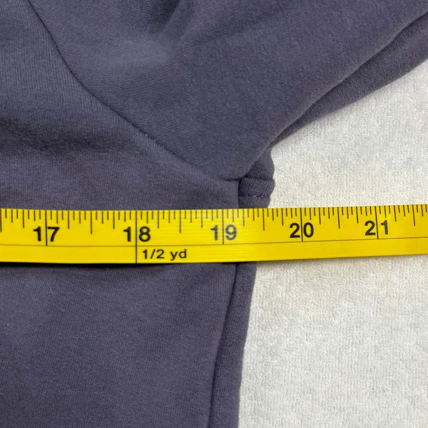 Athleta Women’s Pullover Hoodie Size Small Purple Fleece Zip Pockets Athleisure - Image 6