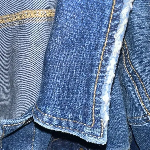 Universal Thread distressed basic X denim Freeborn jacket - Image 4