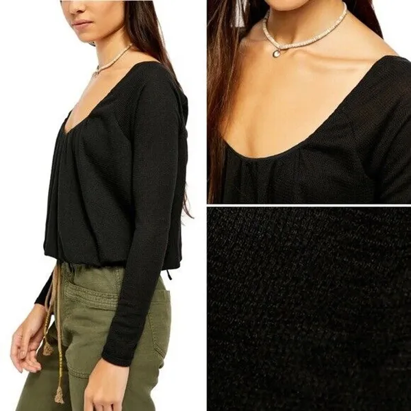 Free People Bondi Blouson Thermal‎ Top Small - Image 3