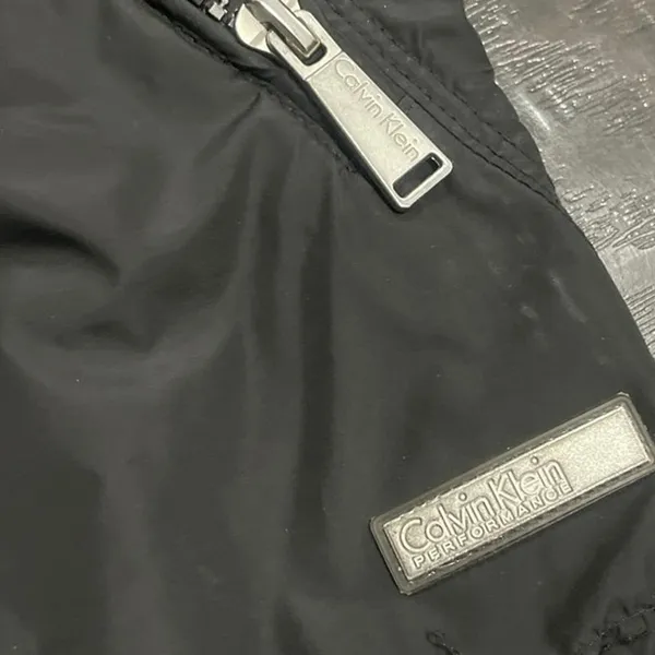 Calvin Klein Performance Hooded Long Lightweight Windbreaker Jacket SZ L Outdoor - Image 3