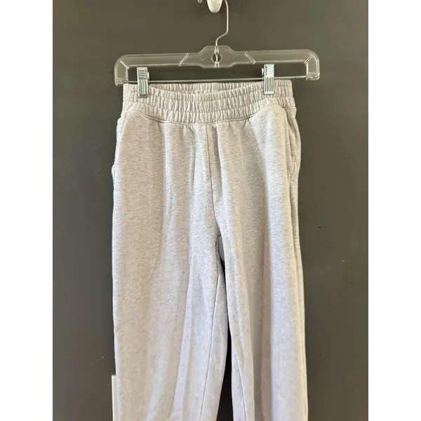 American Eagle Womens XS‎ Grey Heather Fleece Lined Jogger Sweatpants Relaxed - Image 2