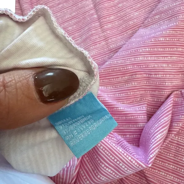 J.McLaughlin Sleeveless Pink‎ Stripe Shift Dress Size M Coastal Chic Resort Wear - Image 4