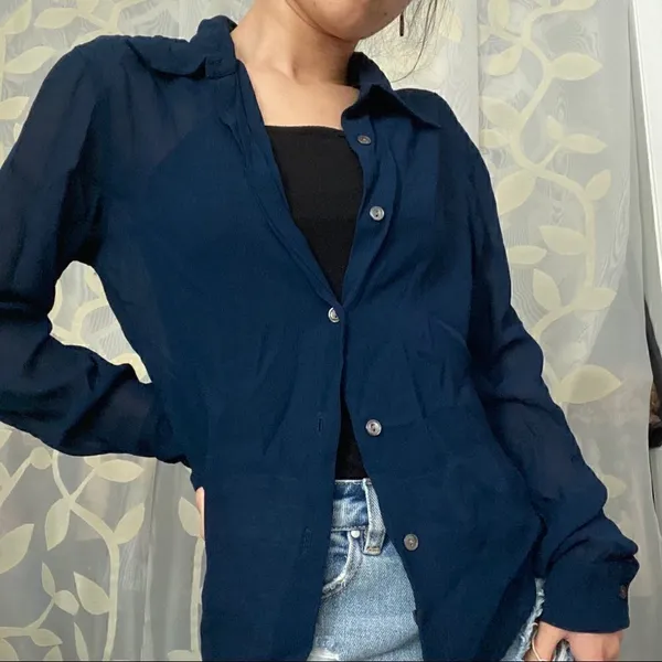 Armani exchange button up blouse‎ - Image 7
