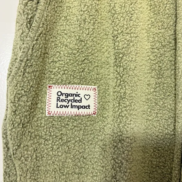 People of Leisure Green Joggers Size L Organic Cozy Lounge Sweatpants - Image 5