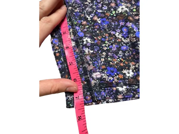 🌸 Lululemon Align High-Rise Size 0 Floral Nulu Biker Shorts 🌸 - Image 6