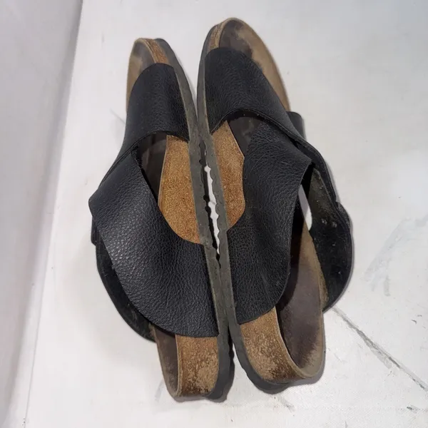 Birkenstock Birki's Black Criss Cross Strap Sandals EU: 39 US Size W8 M6 - Image 11