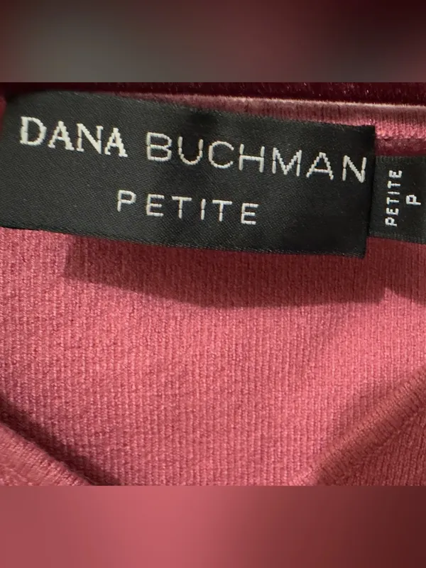 Dana Buchman | EUC Vintage Hong Kong Dusty Rose V-Neck Sweater Tank Top (Size S) - Image 9