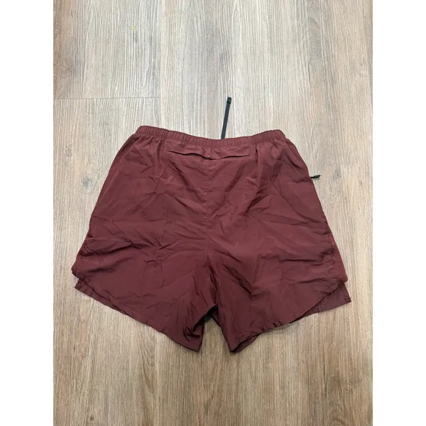 Nike Womens Dri-FIT Running Shorts‎ Burgundy Maroon Size S 3436 - Image 3