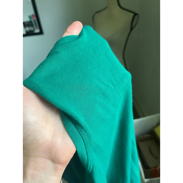 Banana Republic Timeless Shirt XS Green Sleeveless Jewel Tone Minimalist‎ Basic - Image 8