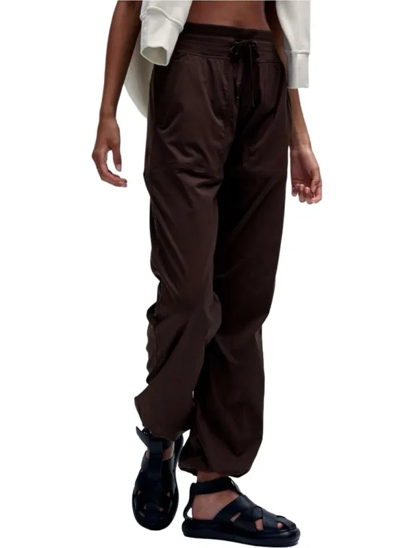 Lululemon Women’s Size 10 Chocolate Brown Dance Studio Bungee Bottom Pants - Image 3