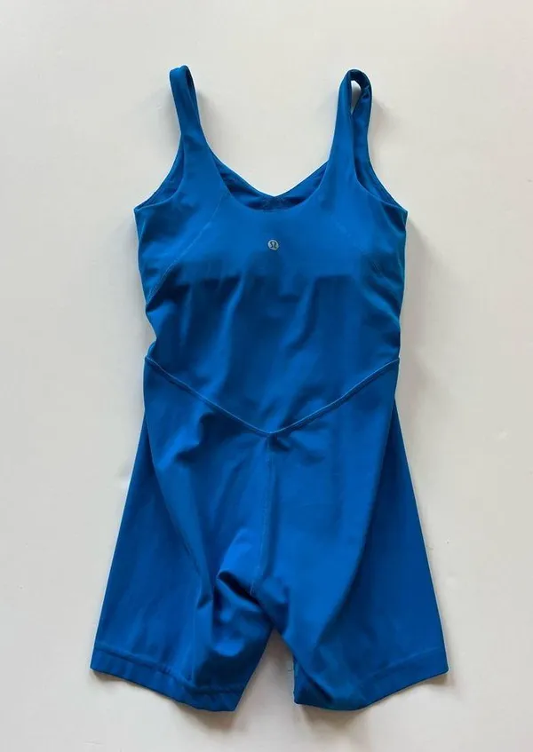 lululemon athletica Align Onesie 8” Poolside -Size 4 - Image 2
