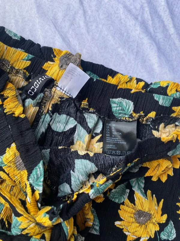 Divided Sunflowers Shorts - Image 6