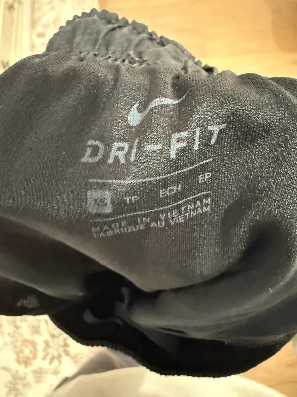 Black Nike running shorts with liner - Image 3