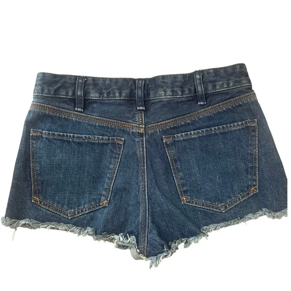 Free People Jean shorts size 26 western vacation summer cut off - Image 2