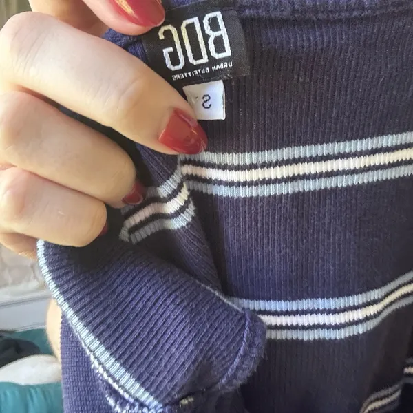 BDG urban outfitters stripped cropped polo shirt - Image 4