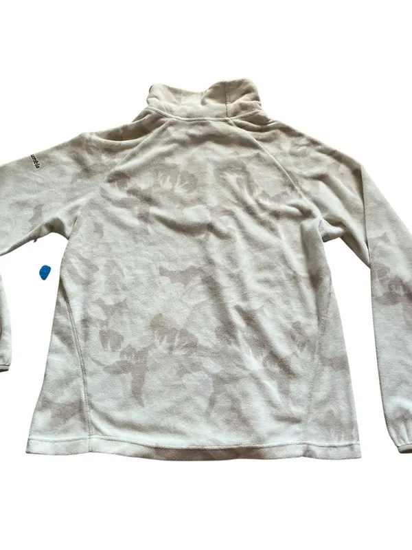 Plum is pine ridge half zip fleece pullover white camo print size large - Image 2