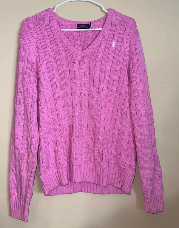 Ralph Lauren Pink Cable-knit Sweater - Image 2
