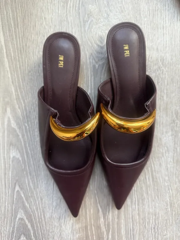 NEW JW PEI Women's Helena Pierced Mules 9 - Image 3