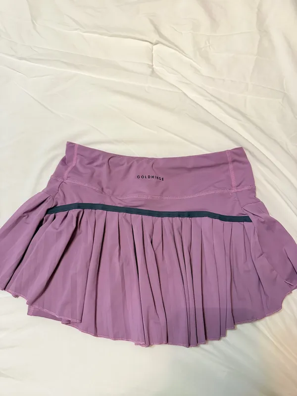 Gold Hinge Skirt Large Purple - Image 3